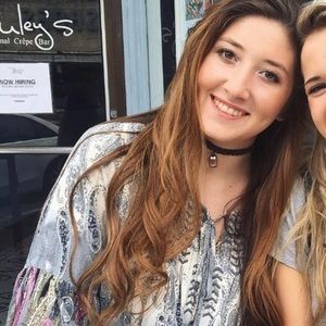 braided leather choker with hanging gem